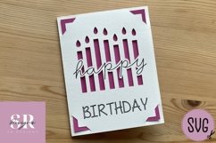 Birthday card insert bundle | Paper cutting | Cricut Joy svg Product Image 6