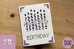 Birthday card insert bundle | Paper cutting | Cricut Joy svg Product Image 7