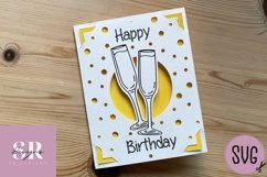 Birthday card insert bundle | Paper cutting | Cricut Joy svg Product Image 8