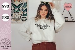 Birthday babe svg | birthday svg | Birthday girl svg Product Image 1