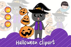 Fantasy animal clipart, Cat halloween zombie, Animal Product Image 1