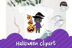 Cute Animal Halloween Bundle,Fantasy animal clipart Trick Product Image 5