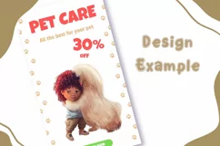 African American Boy and his Dog, Character Clipart, PNG Product Image 3