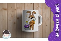 Fantasy animal clipart, Rabbit halloween zombie, Animal Product Image 5