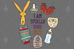 Maternity Sublimation Design PNG, Mom Life Product Image 3