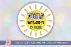 Thank you for supporting mama hustling business sticker png Product Image 1