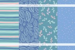 Purple &amp; mint digital paper pack Product Image 2