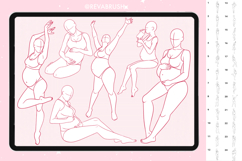 215 Pregnancy Procreate Brushes - couples, woman, baby Product Image 6