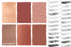 115 Procreate Watercolour Paper texture brushes Product Image 9