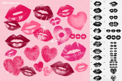 60 Procreate Kissing Lips Mark Journal brushes Product Image 2