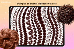 55 Procreate Curly Hair Hairstyle Brushes Product Image 5