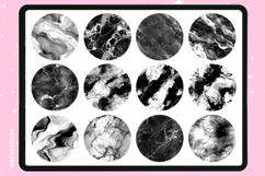 150 Procreate &amp; Photoshop Marble Interior Texture Brushes Product Image 5