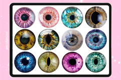 Procreate 200 Eye Iris &amp; Pupil stamp Brushes Product Image 6