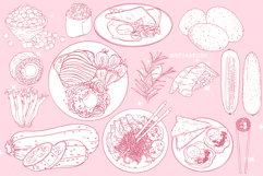 Procreate 665 Food - Sweets Vegetables Fruits Sushi brushes Product Image 6