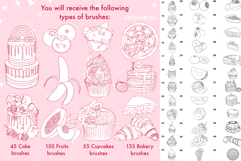 Procreate 665 Food - Sweets Vegetables Fruits Sushi brushes Product Image 2