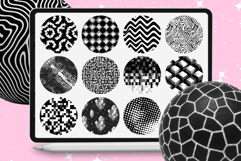 160 Procreate &amp; Photoshop Pixel Bit Textures pattern brushes Product Image 6