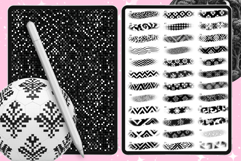 160 Procreate &amp; Photoshop Pixel Bit Textures pattern brushes Product Image 7