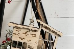 Retro Putz House Ornaments - Laser Cut File Product Image 2