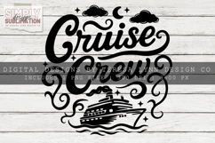 Cruise Crew T-shirt Design | Sublimation | DTF |PNG Product Image 4