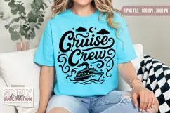 Cruise Crew T-shirt Design | Sublimation | DTF |PNG Product Image 3