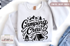 Camping Crew T-shirt Design | Sublimation | DTF |PNG Product Image 2