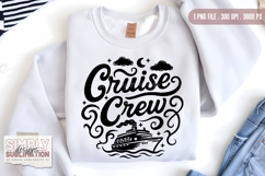 Cruise Crew T-shirt Design | Sublimation | DTF |PNG Product Image 2