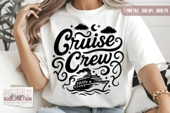 Cruise Crew T-shirt Design | Sublimation | DTF |PNG Product Image 1