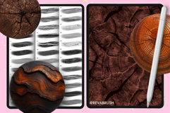 175 Procreate Wood Tree Interior Textures brushes Product Image 4
