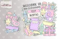 Pastel Teacher Design | Tumbler, T-shirt Png, and Stickers Product Image 5