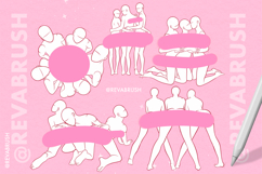 Procreate Adult Mature Female Figures Pose brushes Product Image 2