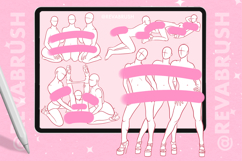 Procreate Adult Mature Female Figures Pose brushes Product Image 4