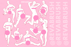 Procreate Adult Pose Mature Male Manga Anime Comics brushes Product Image 3