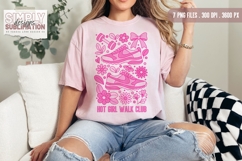 Hot Girl Walk Club | 7 Color Variations | Sublimation Design Product Image 5