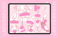 Procreate Adult Shibari Pose Mature Brushes Product Image 3