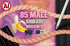 Procreate Male Pose Character Figures Body brushes Product Image 1