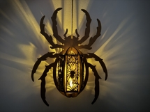 Spider Lantern Set of 4 Halloween Lamp with Creepy Designs Product Image 2