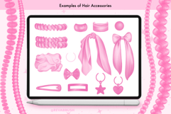 Procreate Hair braids brushes. Anime Manga Portrait Face Product Image 4