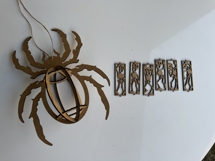 Spider Lantern Set of 4 Halloween Lamp with Creepy Designs Product Image 13