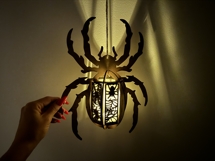 Spider Lantern Set of 4 Halloween Lamp with Creepy Designs Product Image 12