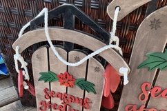 Season&#039;s Greetings Sled Door Hangers Product Image 8