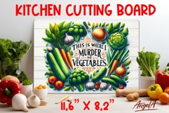 Kitchen cutting board / funny cutting board quotes, wall art Product Image 1