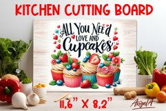 Kitchen cutting board / funny cutting board quotes / love Product Image 1