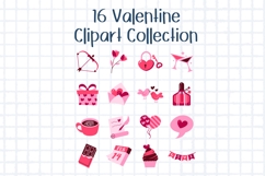 16 Valentine Clipart Collection Product Image 2