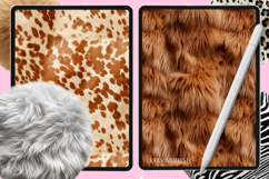 200 Procreate Animal Wild Fur Textures brushes Product Image 3
