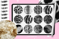 200 Procreate Animal Wild Fur Textures brushes Product Image 6