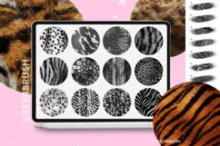 200 Procreate Animal Wild Fur Textures brushes Product Image 8