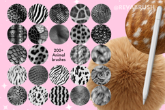 200 Procreate Animal Wild Fur Textures brushes Product Image 4