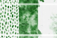 Green Watercolor Digital Papers Product Image 6