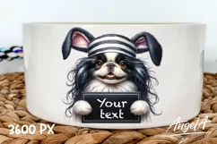 Japanese chin / Easter dog / bad bunny / funny dog clipart Product Image 1