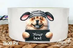 Chow chow / Easter dog / bad bunny / funny dog clipart Product Image 1